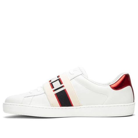 gucci stripes logo|gucci stripe leather sneaker.